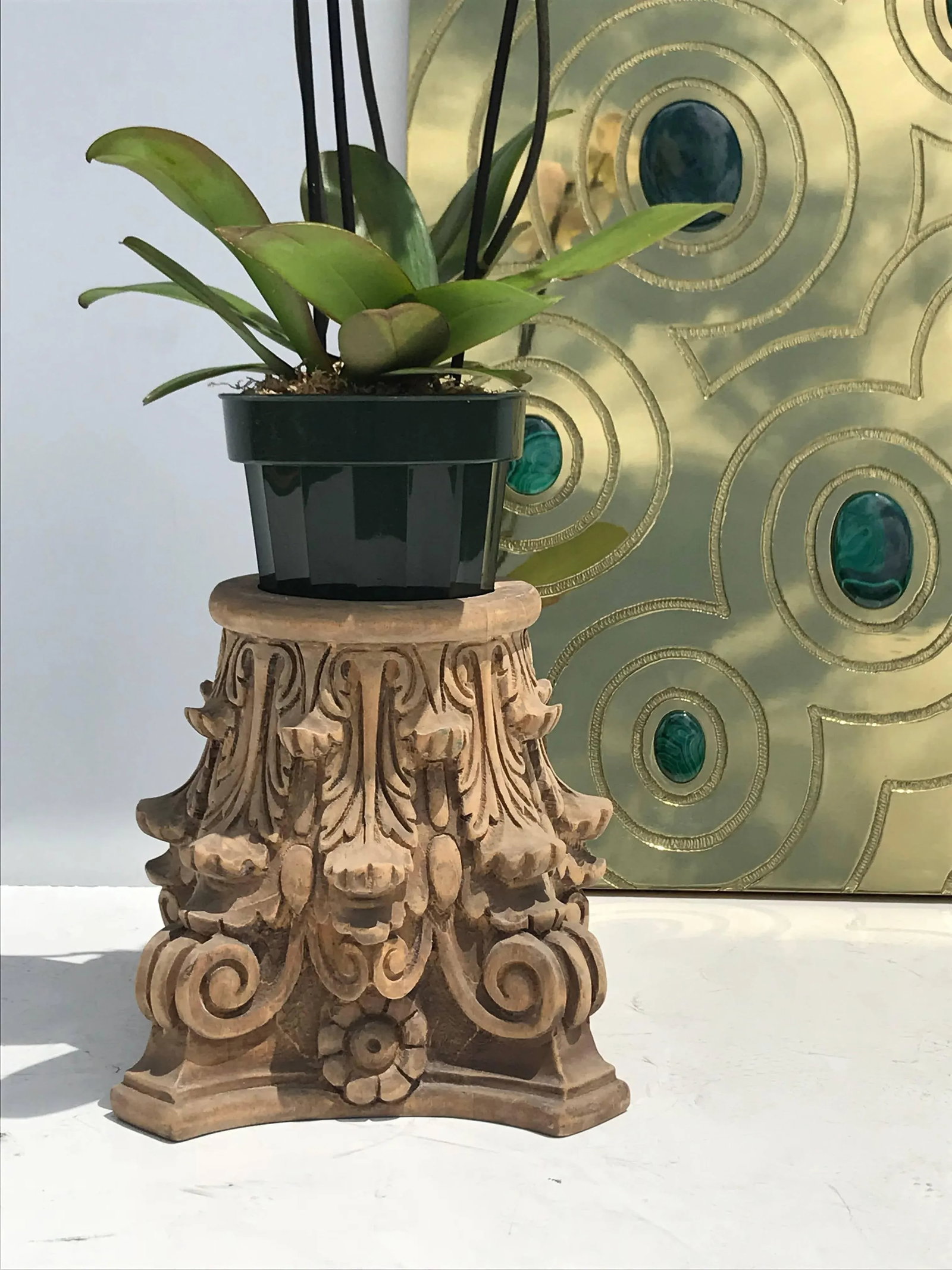 Corinthian Capital Planter - 5
