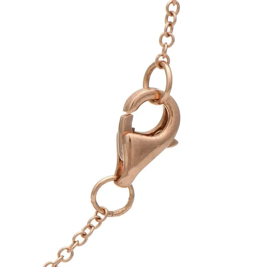 14KR Diamond(0.12) Accent Circle Disk Necklace - 3