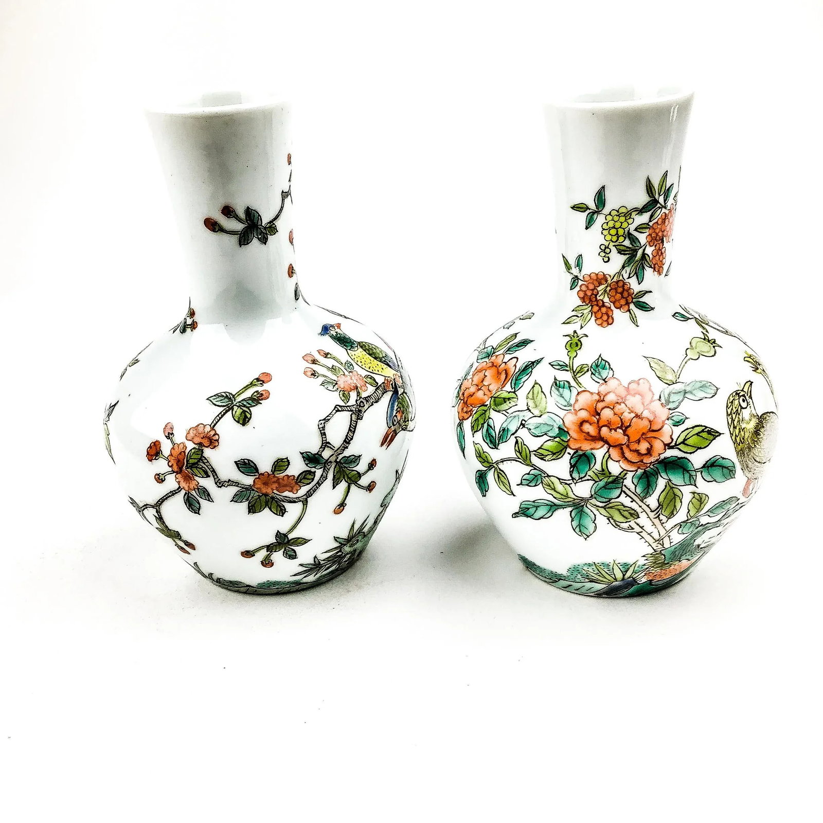 Chinese Antique Porcelain Bud Vases - a Pair - 7