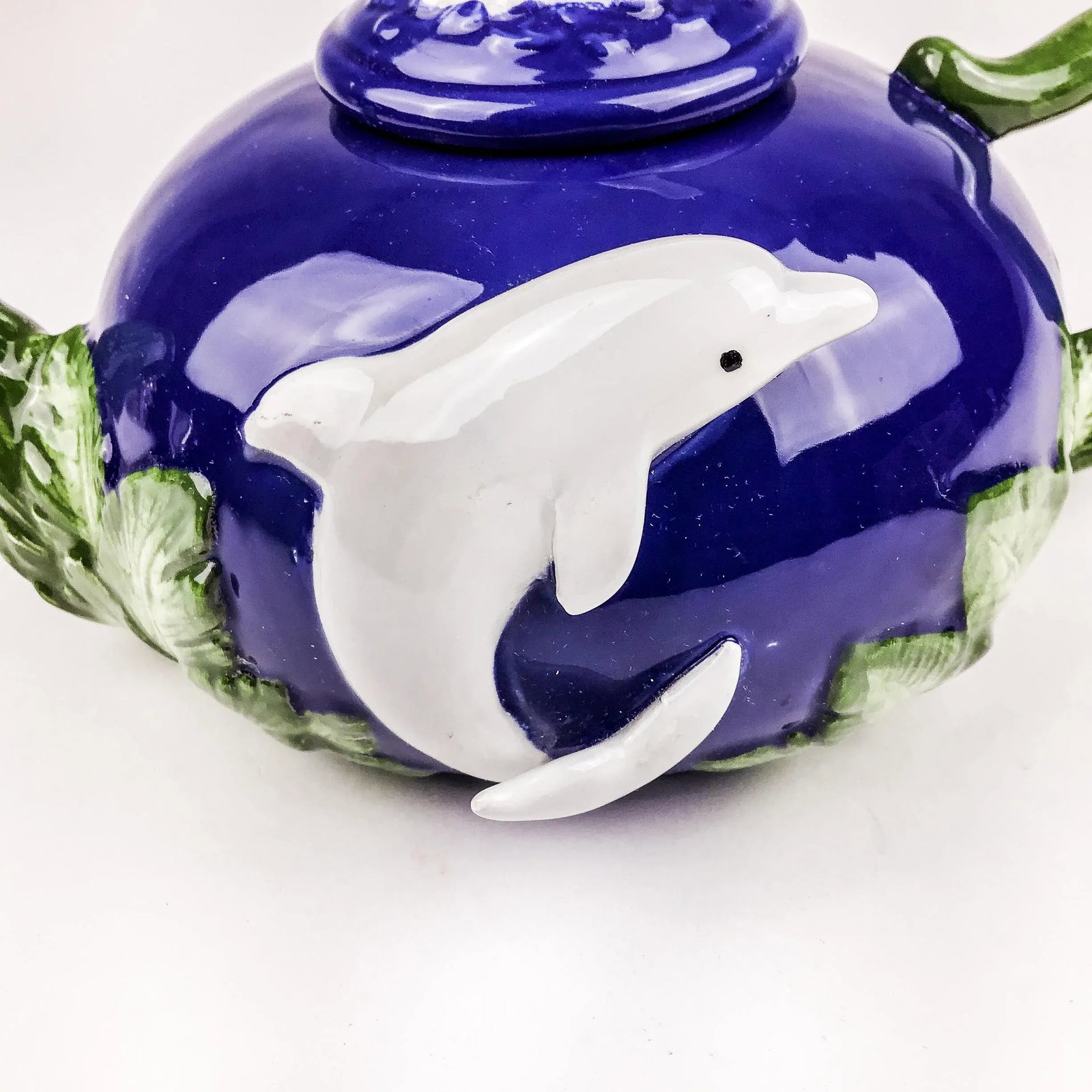 Vintage Animalia Ceramic Dolphin Tea Pot - 7