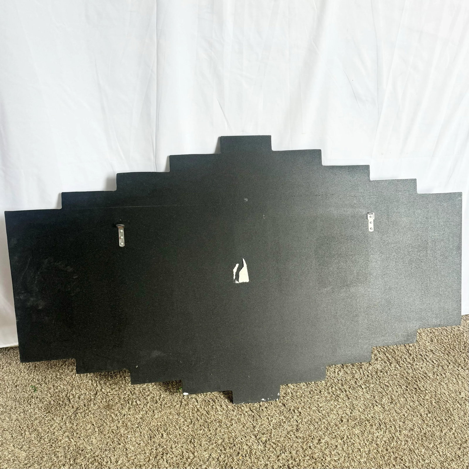 Art Deco Ascending Wall Mirror on Wood - 7