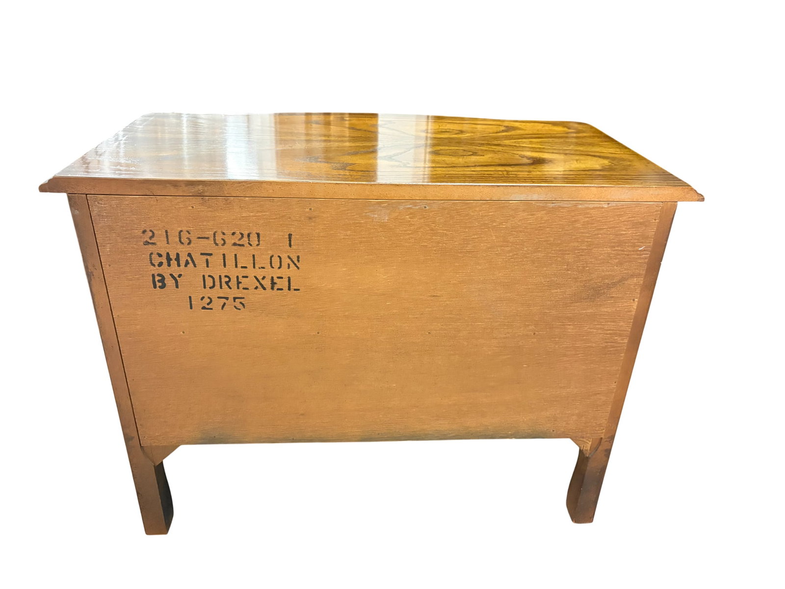 Late 20th Century Drexel Chatillon Collection Louis XV French County Style Oak Nightstands - A Pair - 6
