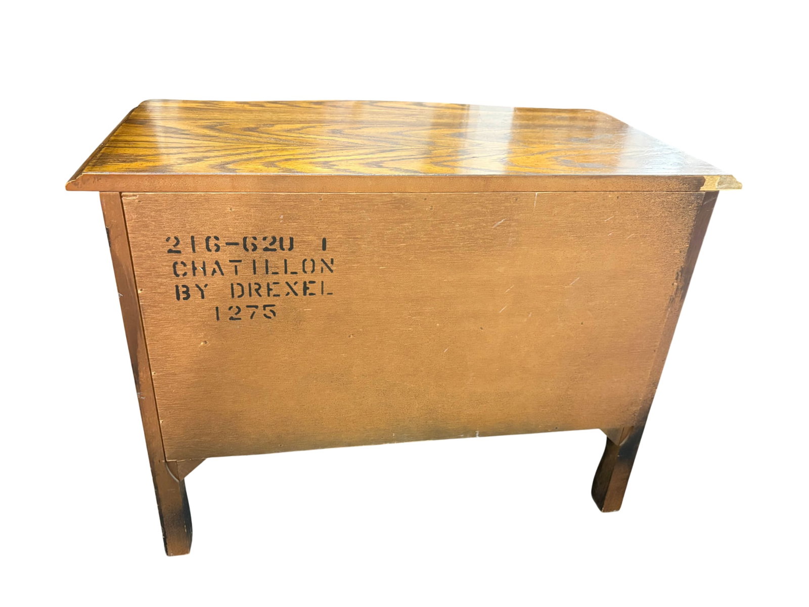 Late 20th Century Drexel Chatillon Collection Louis XV French County Style Oak Nightstands - A Pair - 7
