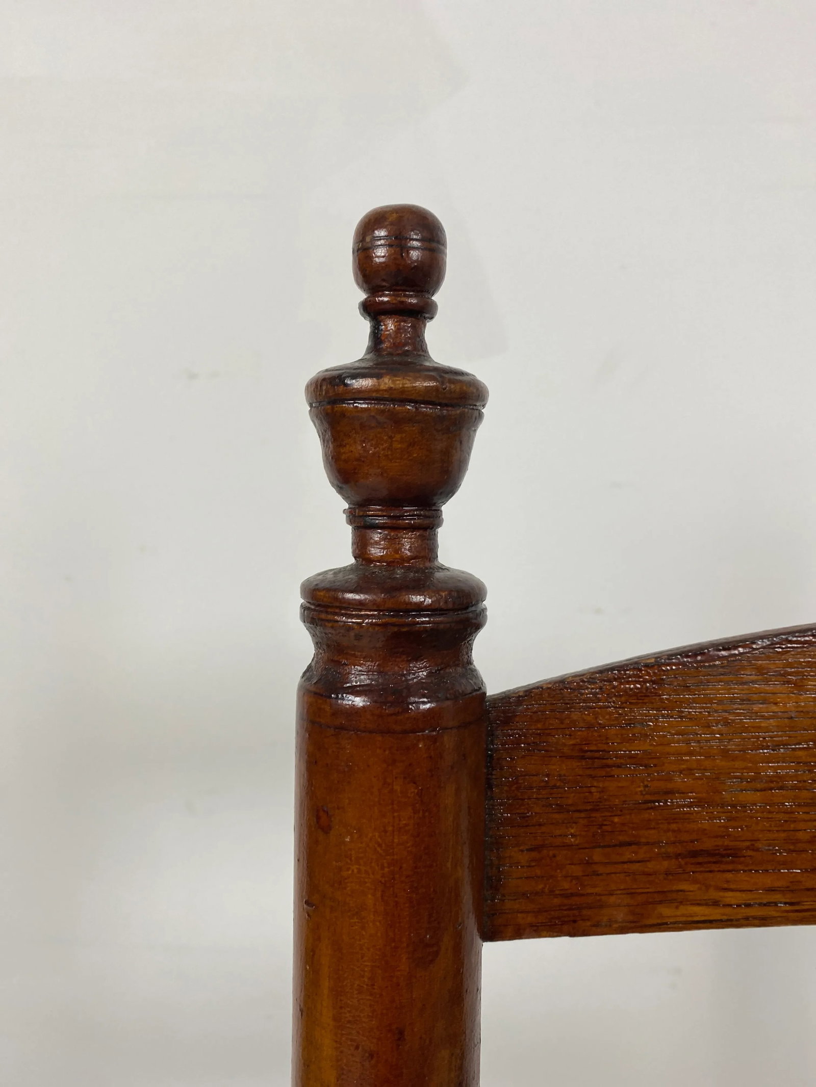 Antique Bergen County New Jersey Ladderback Side Chair - 3