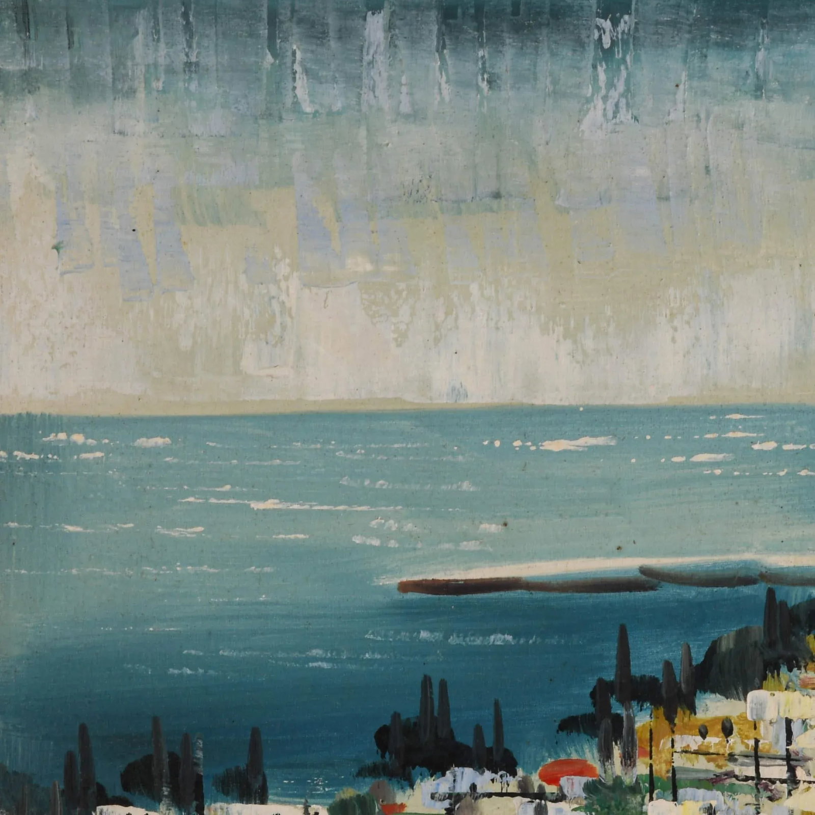Framed Oil on Canvas of Jerusalem - 4