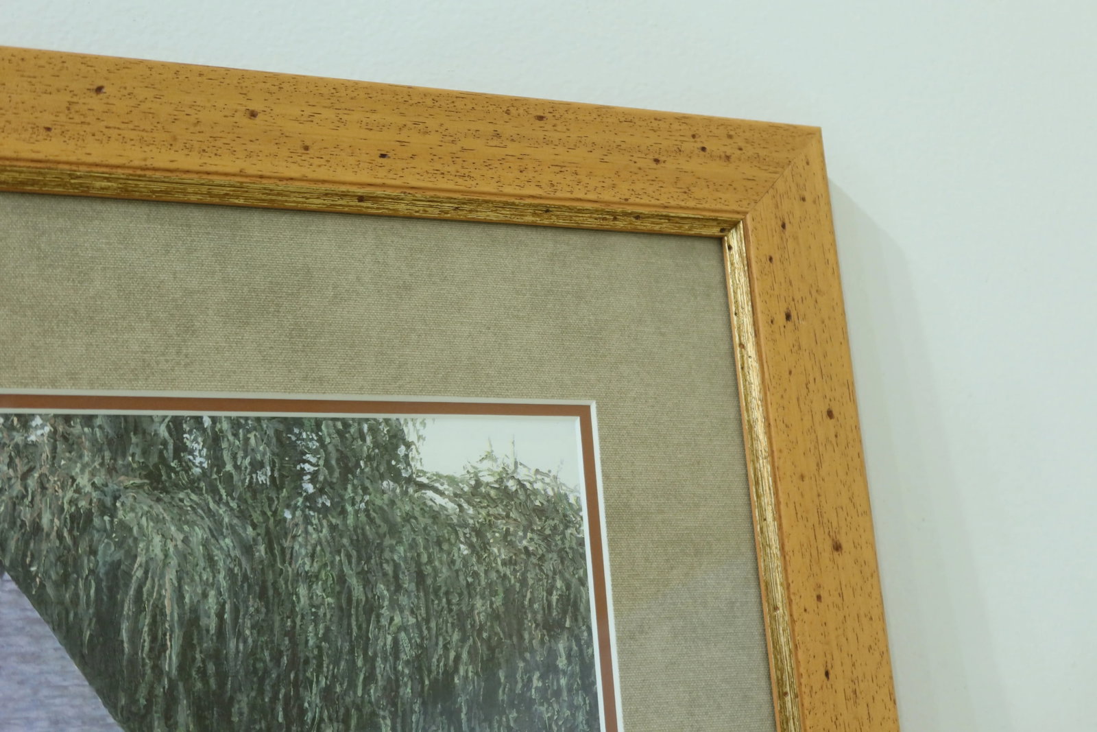 1990s Framed & Matted Fishing Camp Little Lehigh Fly Shop Print - 5