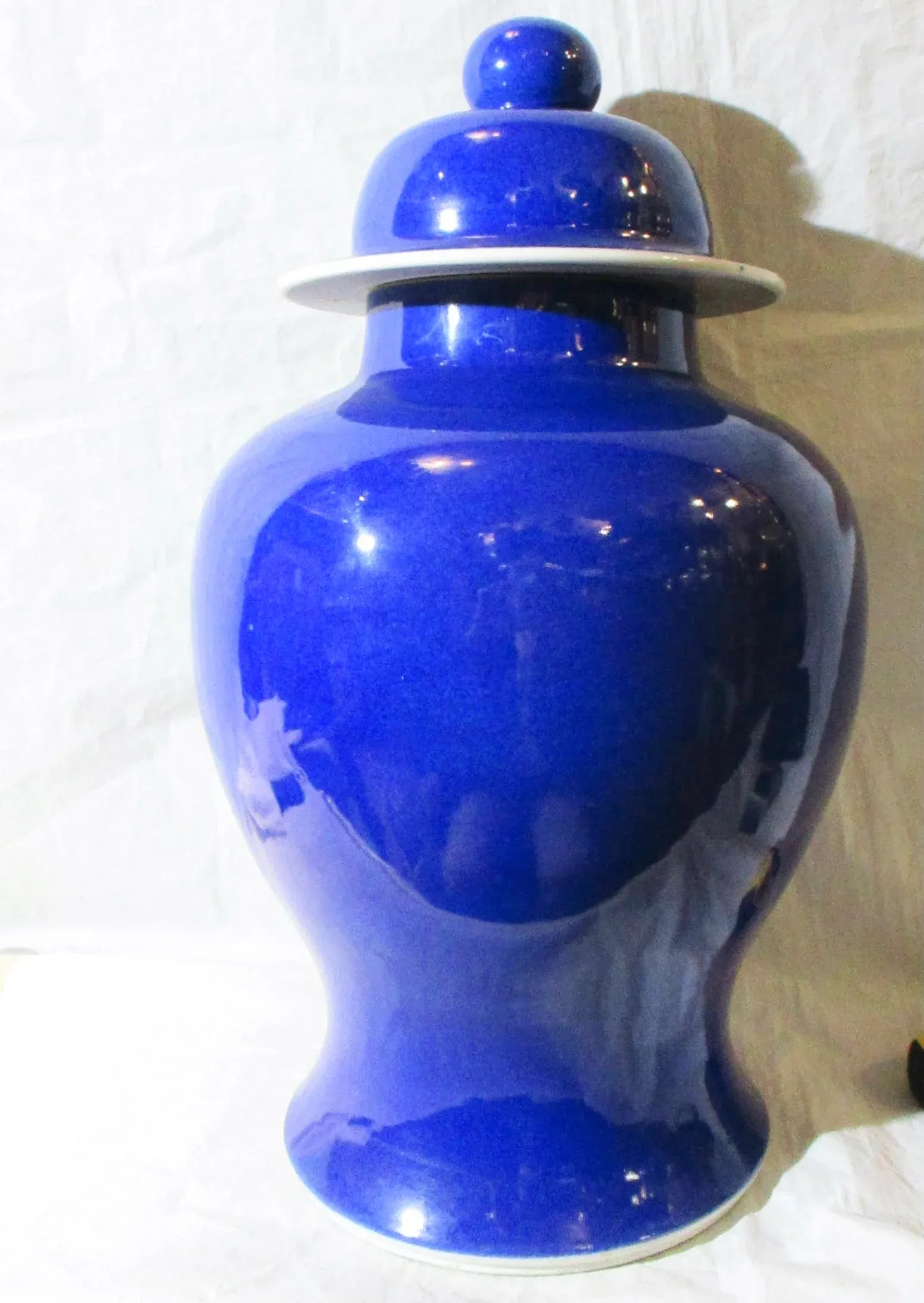 Chinese Antique Lidded Ginger Jar - 2