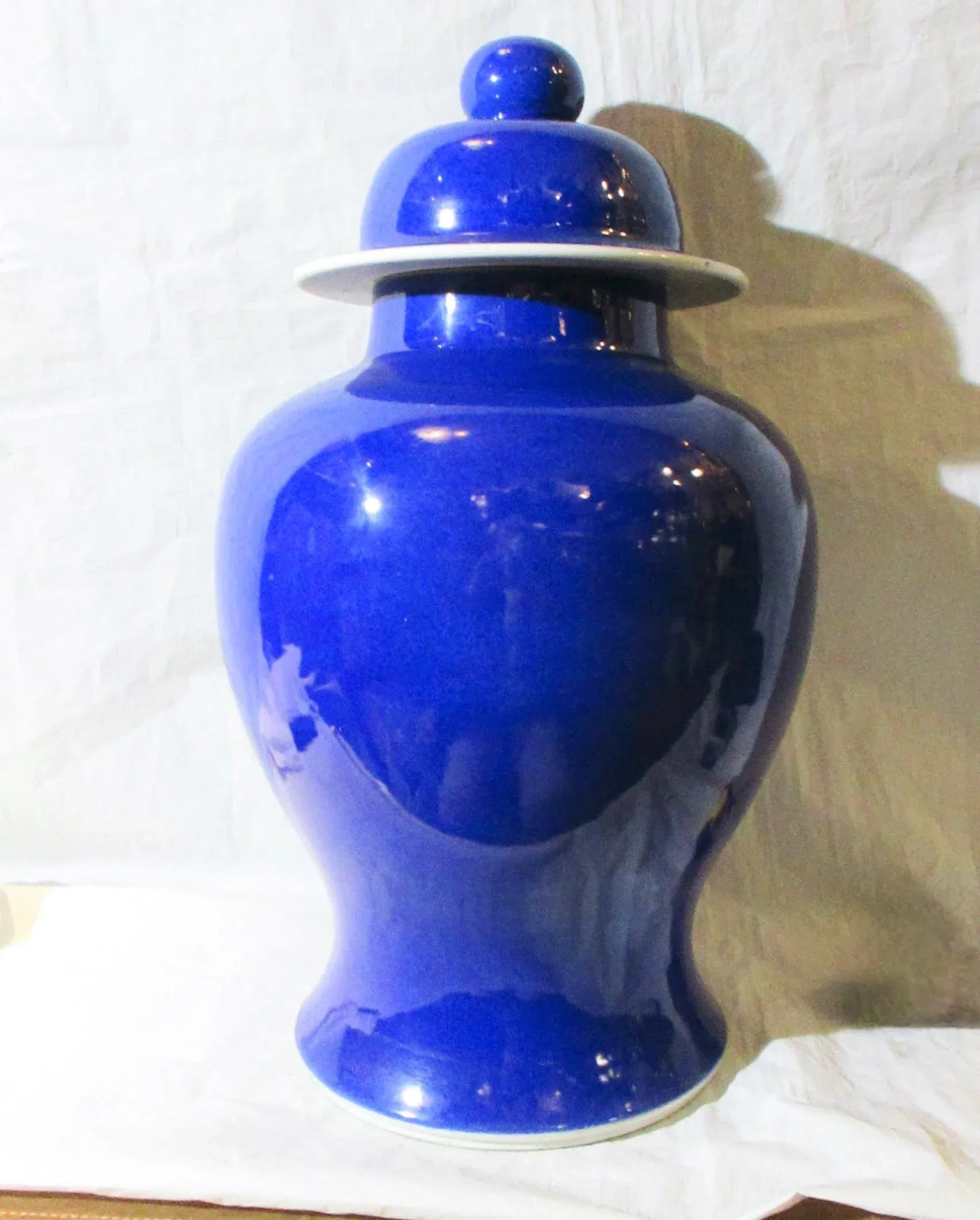 Chinese Antique Lidded Ginger Jar - 7
