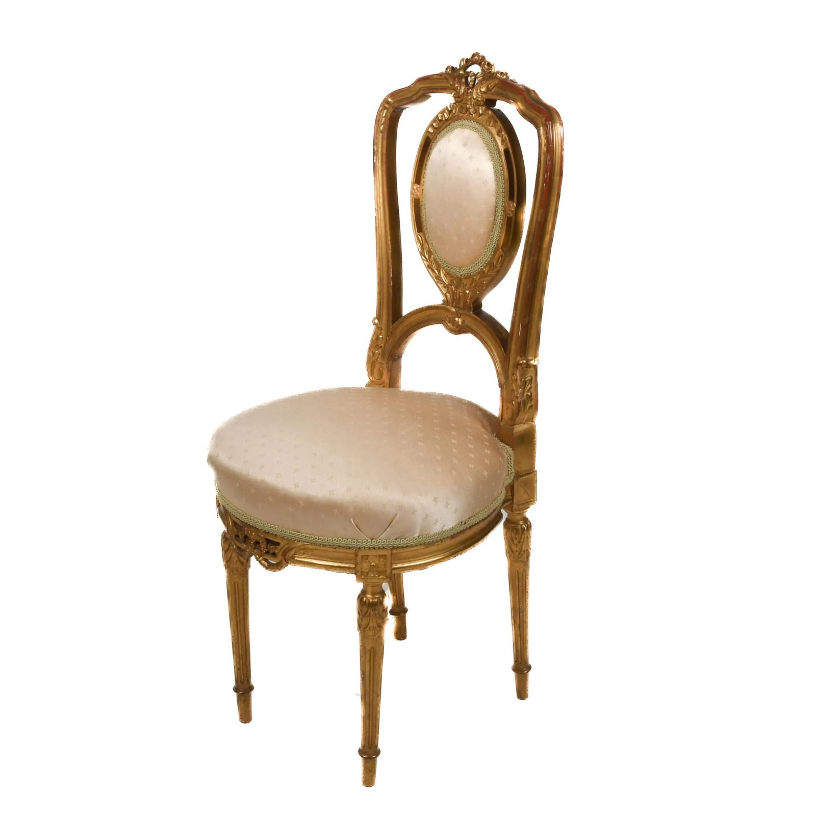 Late 19th Century Antique French Ladies Slipper Chair - 2