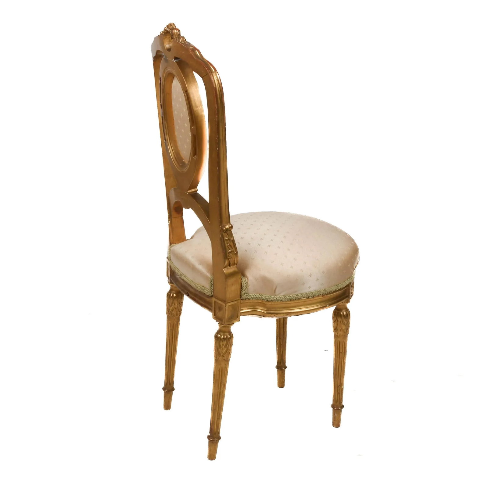 Late 19th Century Antique French Ladies Slipper Chair - 4