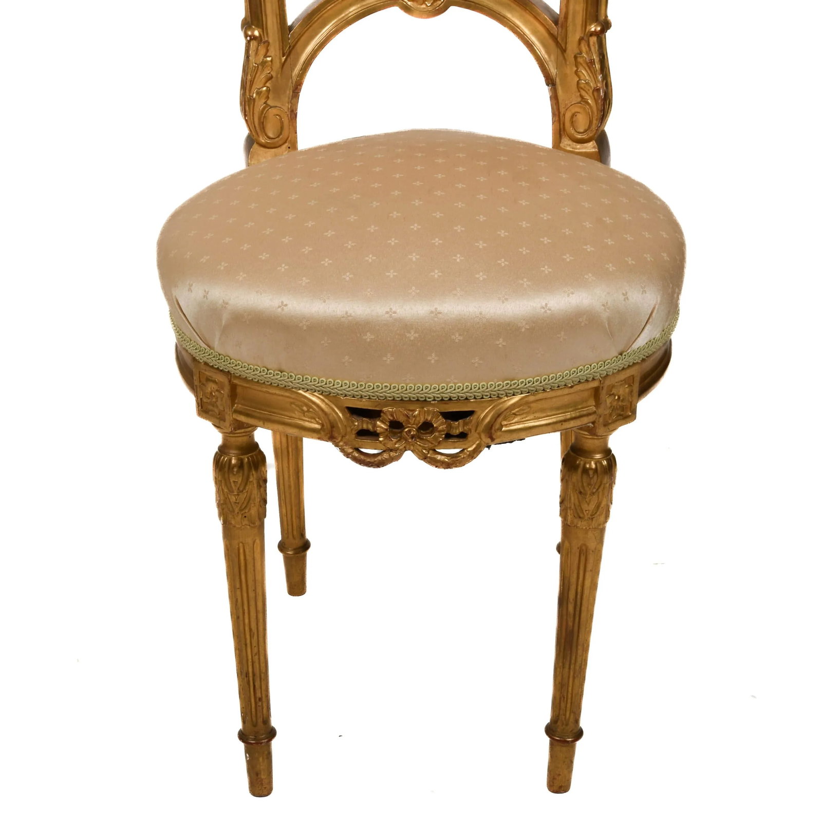 Late 19th Century Antique French Ladies Slipper Chair - 5
