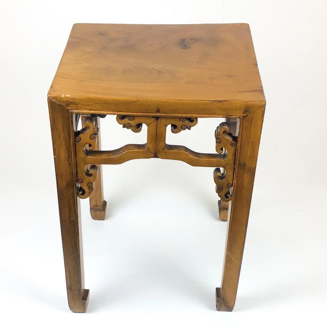 Chinese Antique Elmwood Side Table Qing Ming - 3