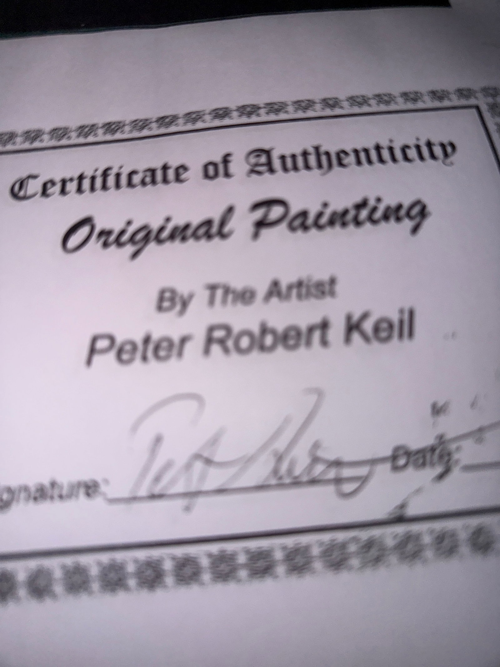 20th Century Profile Paintings by Peter Keil . A Pair - 6