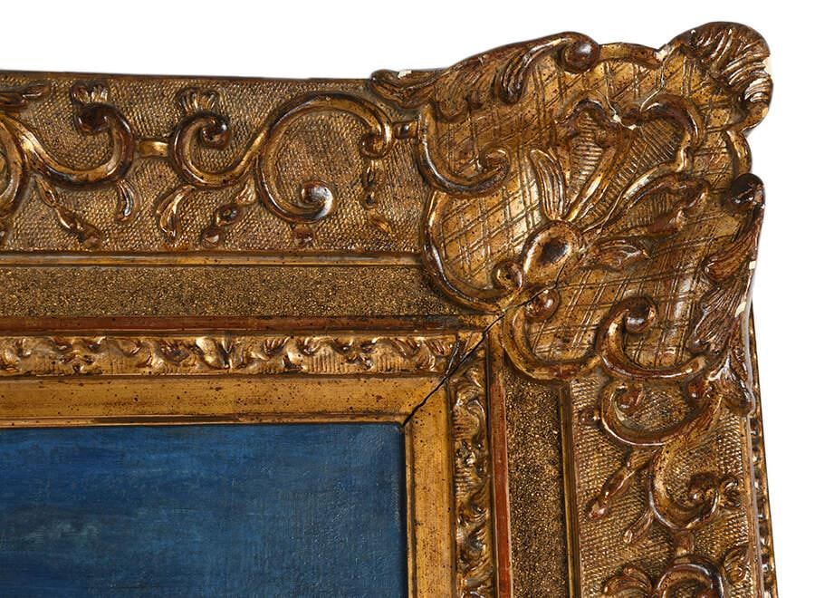 Framed Signed "Maternitate" Oil on Canvas After Mihail Simonidi - 3