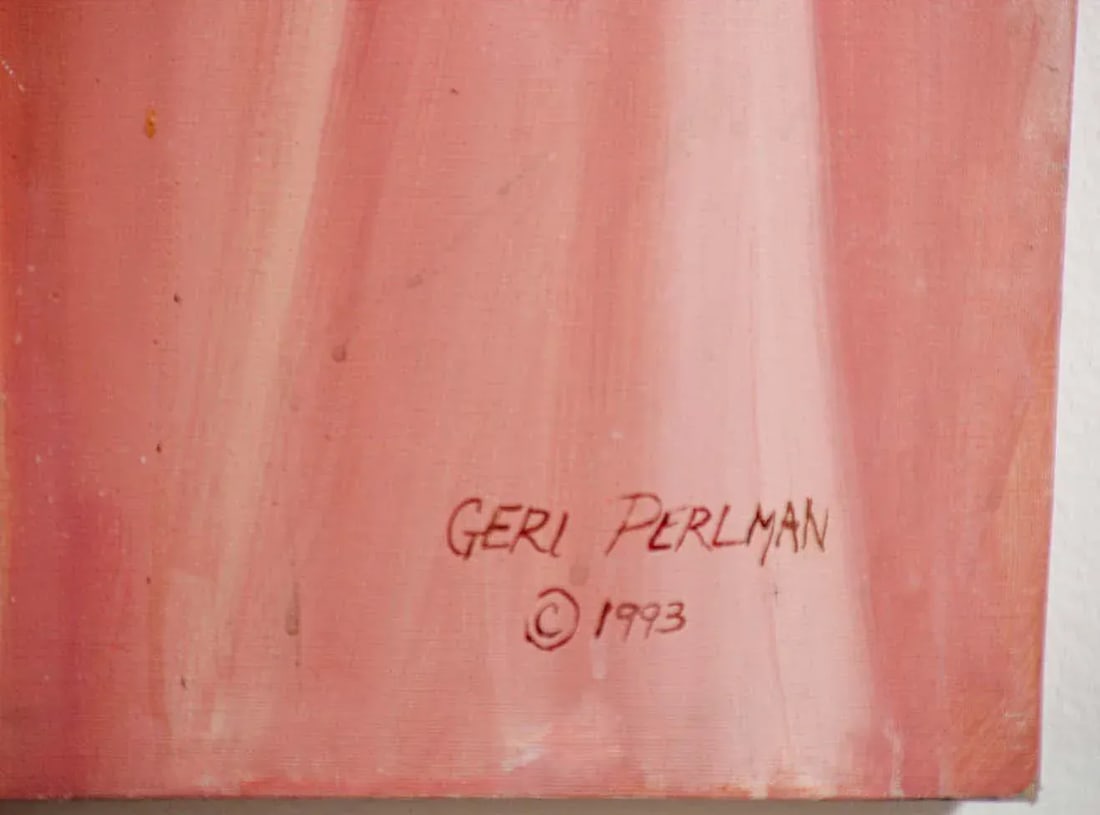 Oil Painting of an Asian Lady by Geri Perlman, 1993 - 3
