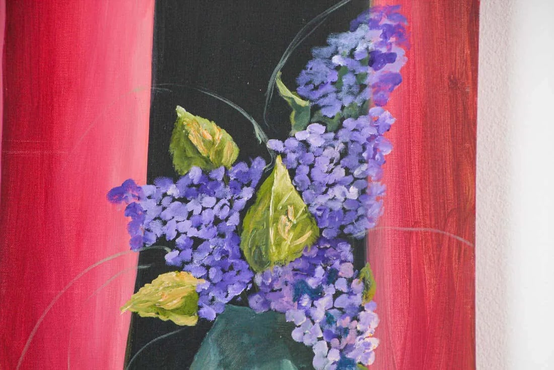 Oil Painting of an Asian Lady by Geri Perlman, 1993 - 7