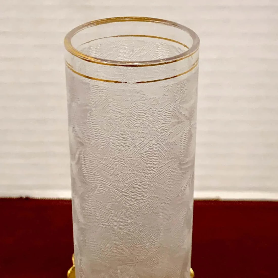 Early 20th Century Belle Epoque Baccarat Attributed Four-Leaf Clover Ormolu Mounted Vase - 5