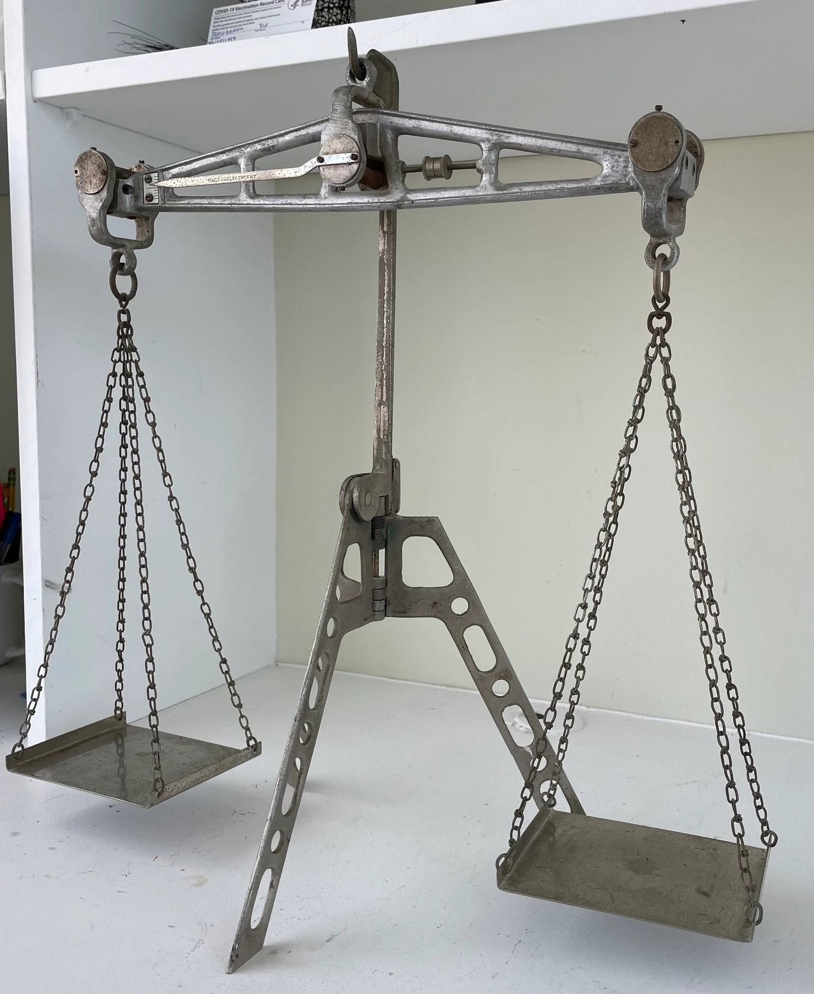 Vintage 1940s Metal Scale - 2