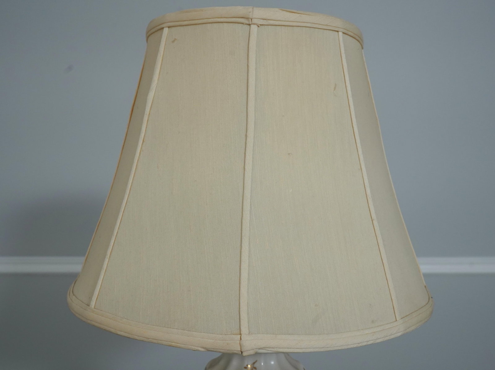 1970s Pair Paul Hanson Design Floral Porcelain Table Lamps - 4