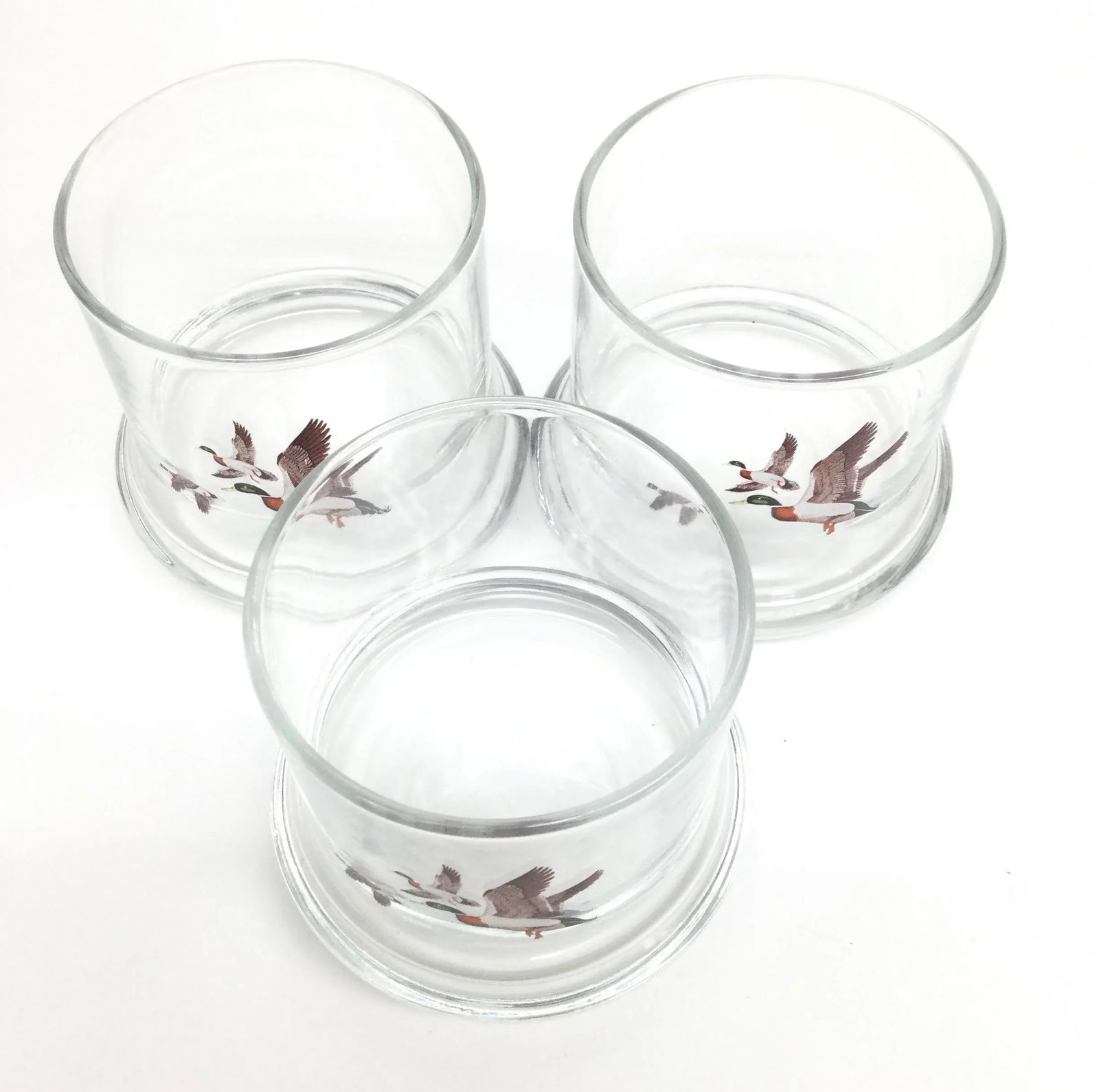 Vintage Highball Duck Motif Glasses - Set of 4 - 7