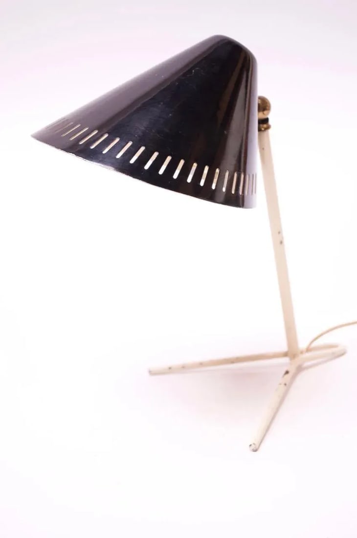 Petite Midcentury Italian Modern Metal Table Lamp / Wall Sconce - 2