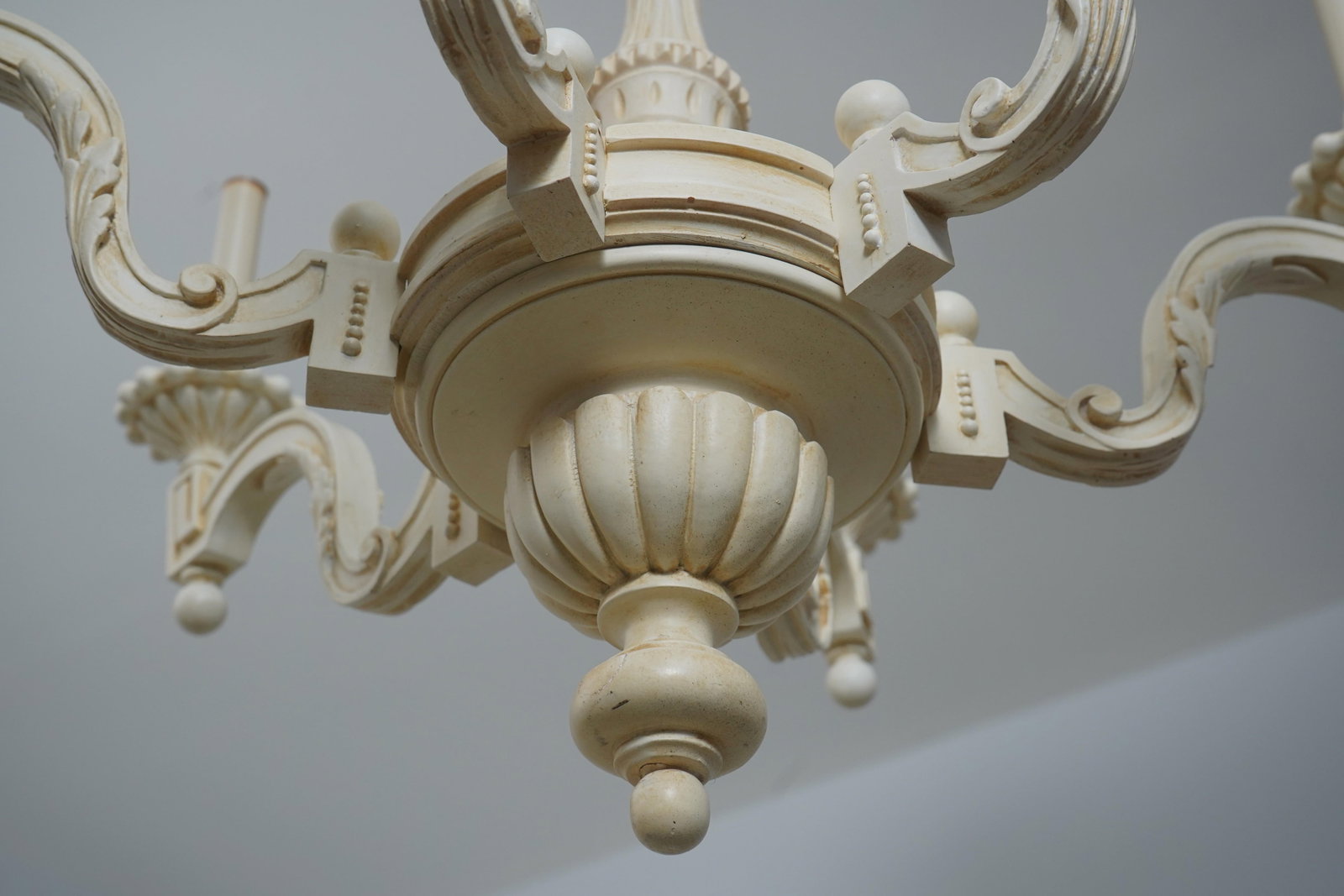 Italian Style Painted Finish Arm Chandelier - 4