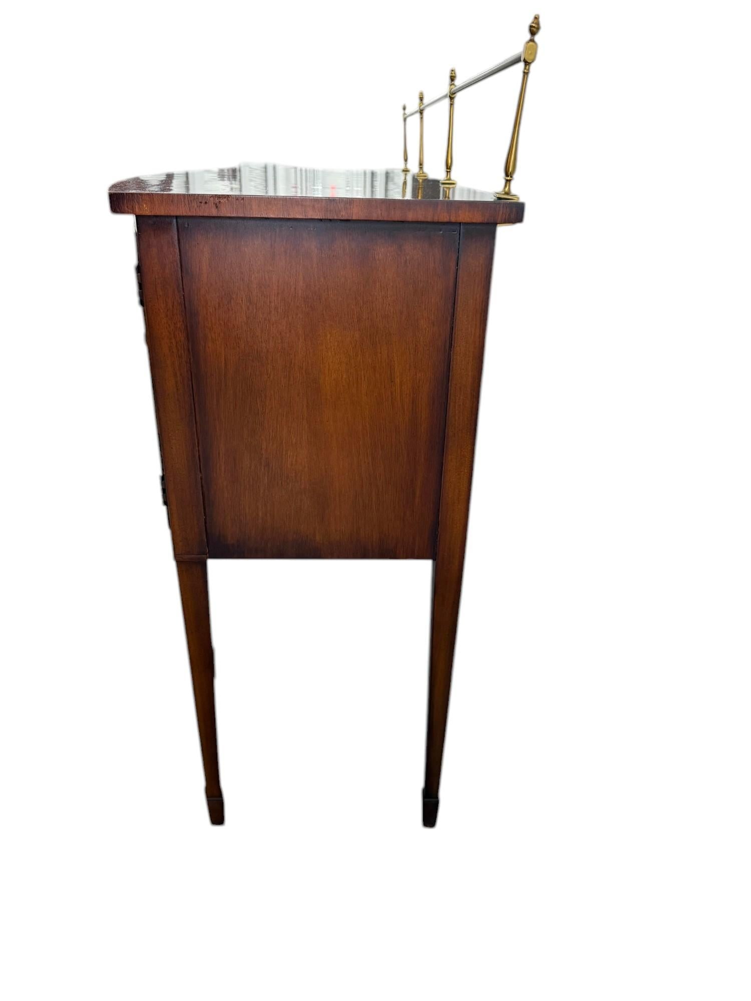 Mid 20th Century Wellington Hall Limited Sideboard With Gallery Rail - 3
