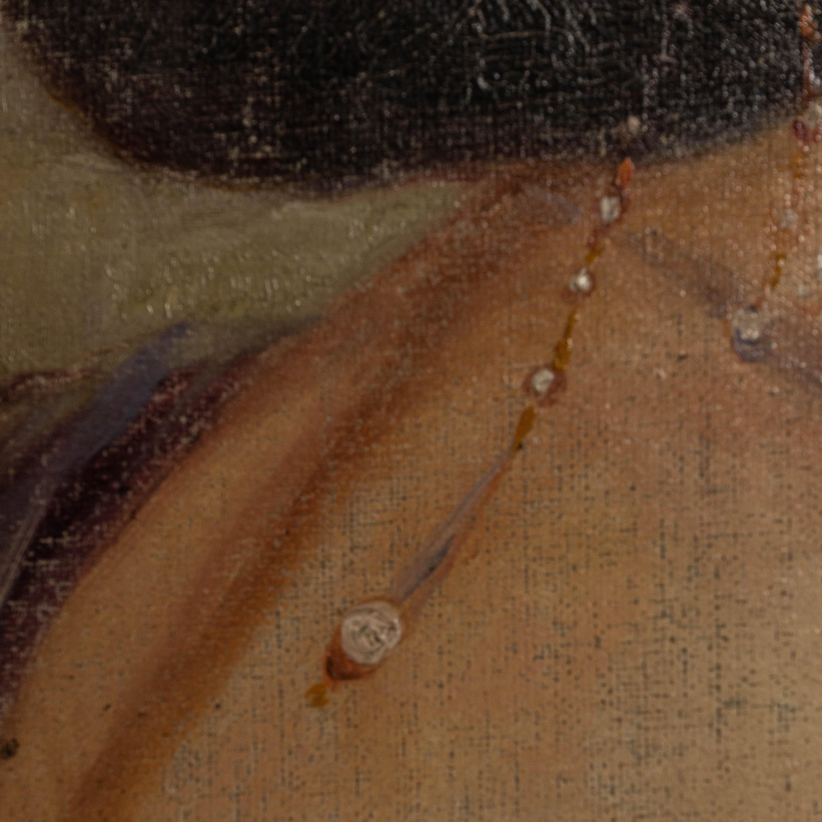 1910s French Signed Oil on Canvas Portrait - 2