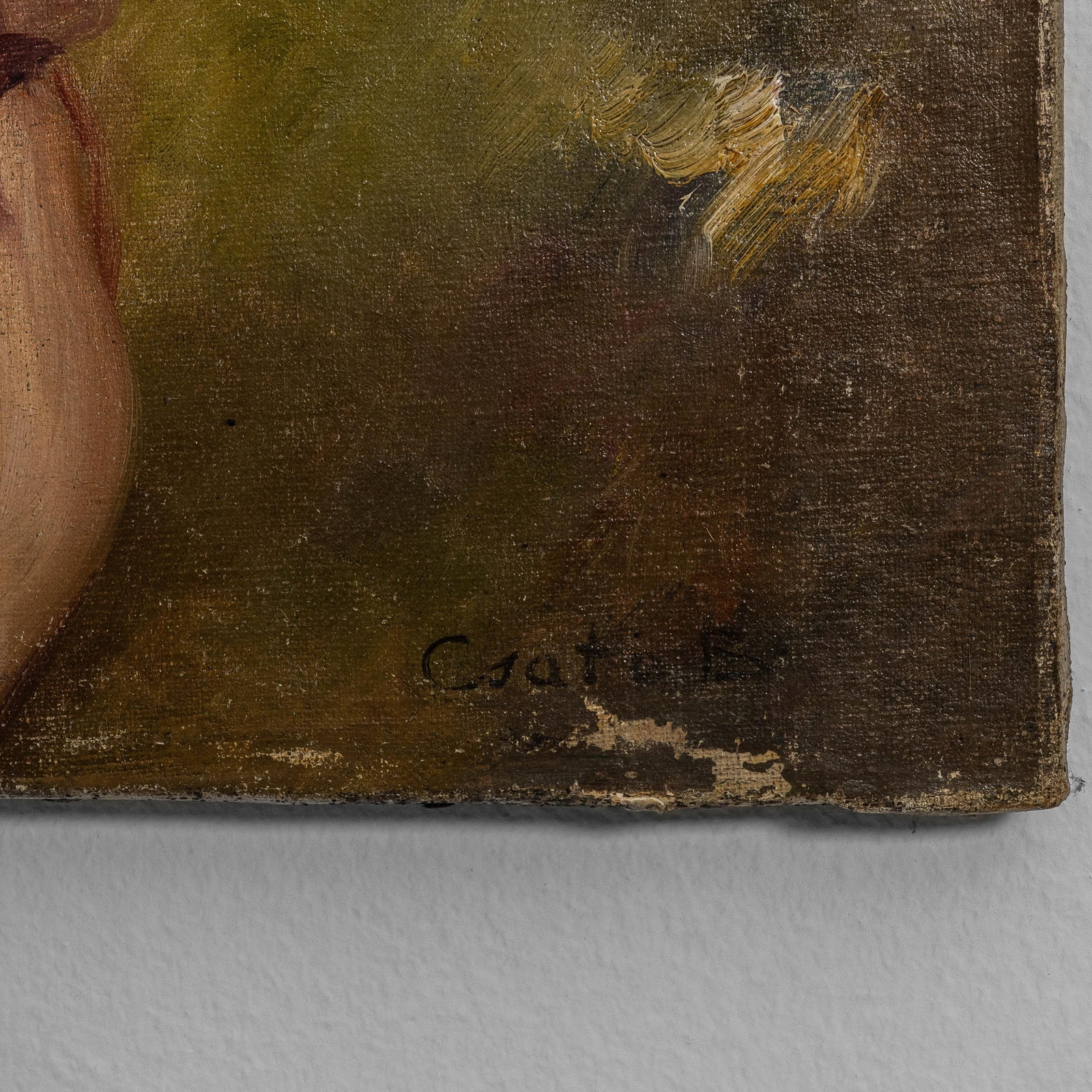 1910s French Signed Oil on Canvas Portrait - 4