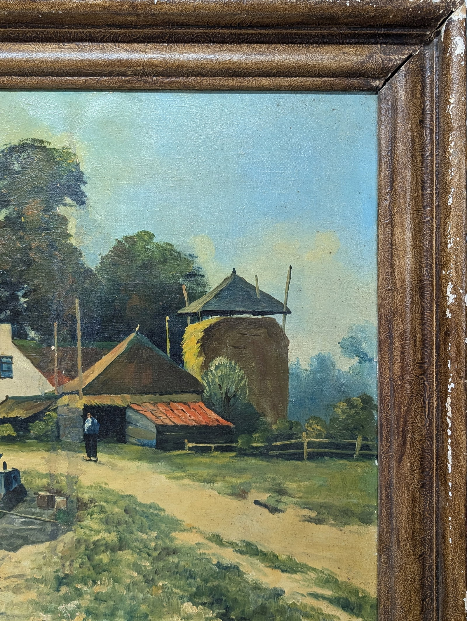 Late 19th Century Dutch Countryside Painting by A. Burla - 4