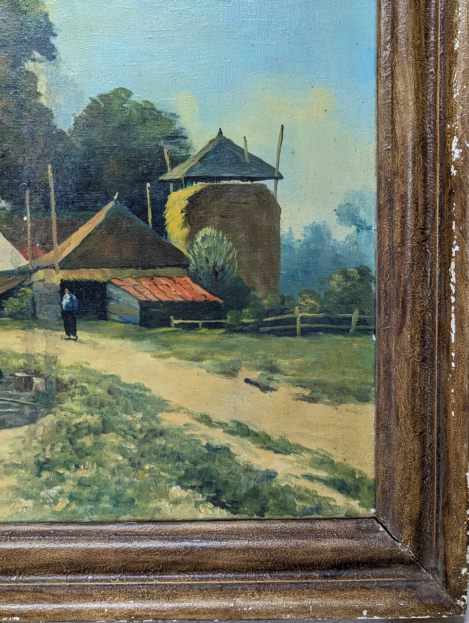 Late 19th Century Dutch Countryside Painting by A. Burla - 8