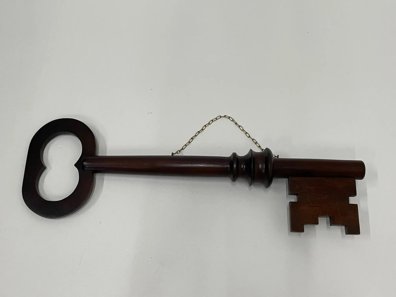 Antique Carved Wood Locksmith Trade Sign - 3