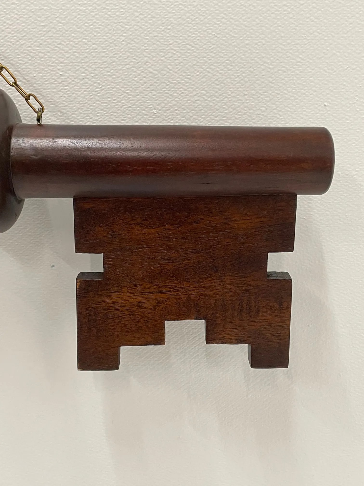 Antique Carved Wood Locksmith Trade Sign - 5