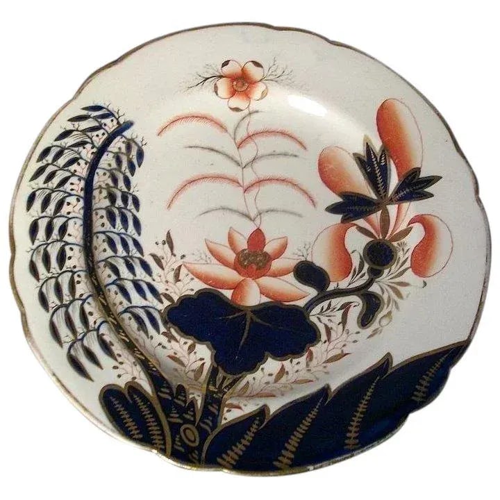 1810 Spode Imari Porcelain 2214 Banana Tree Pattern Dish - 6