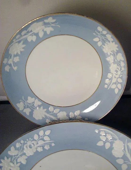 1815 Spode Porcelain Pattern 2036 Deep Dishes or Cake Plates - A Pair - 4