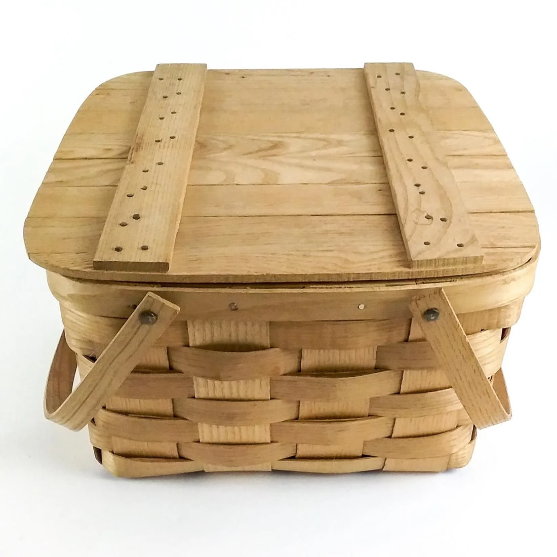 Vintage West River Picnic Basket - 2