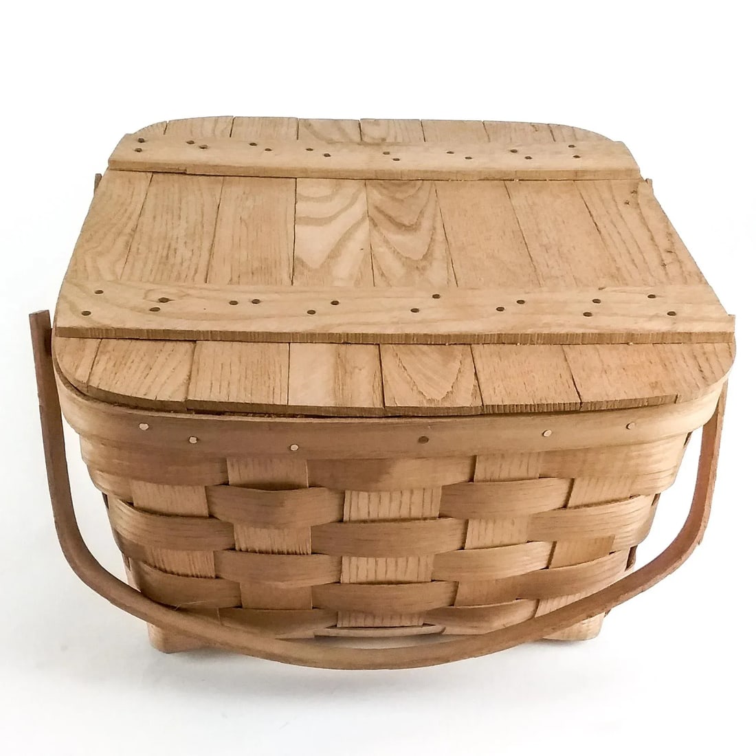 Vintage West River Picnic Basket - 4