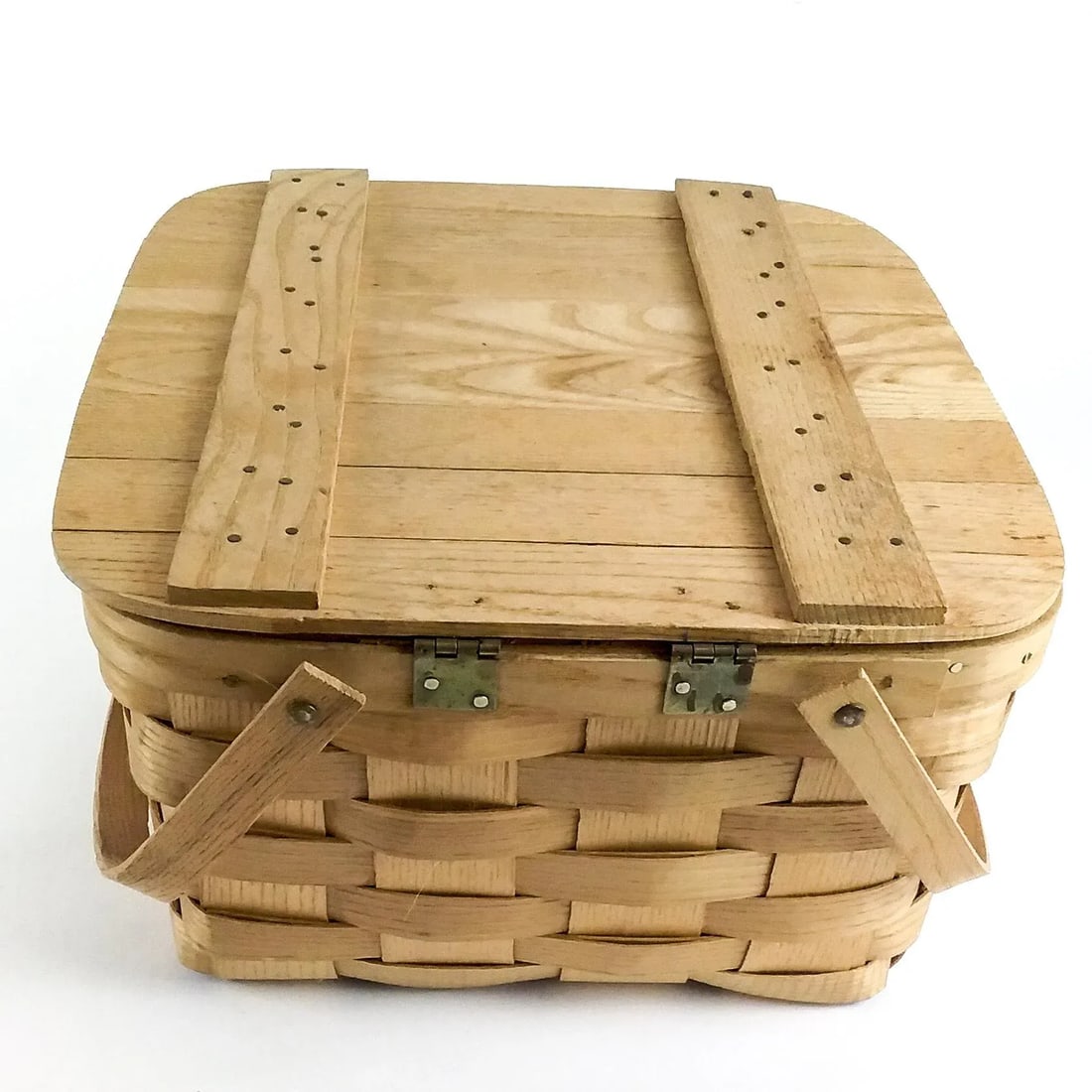 Vintage West River Picnic Basket - 5