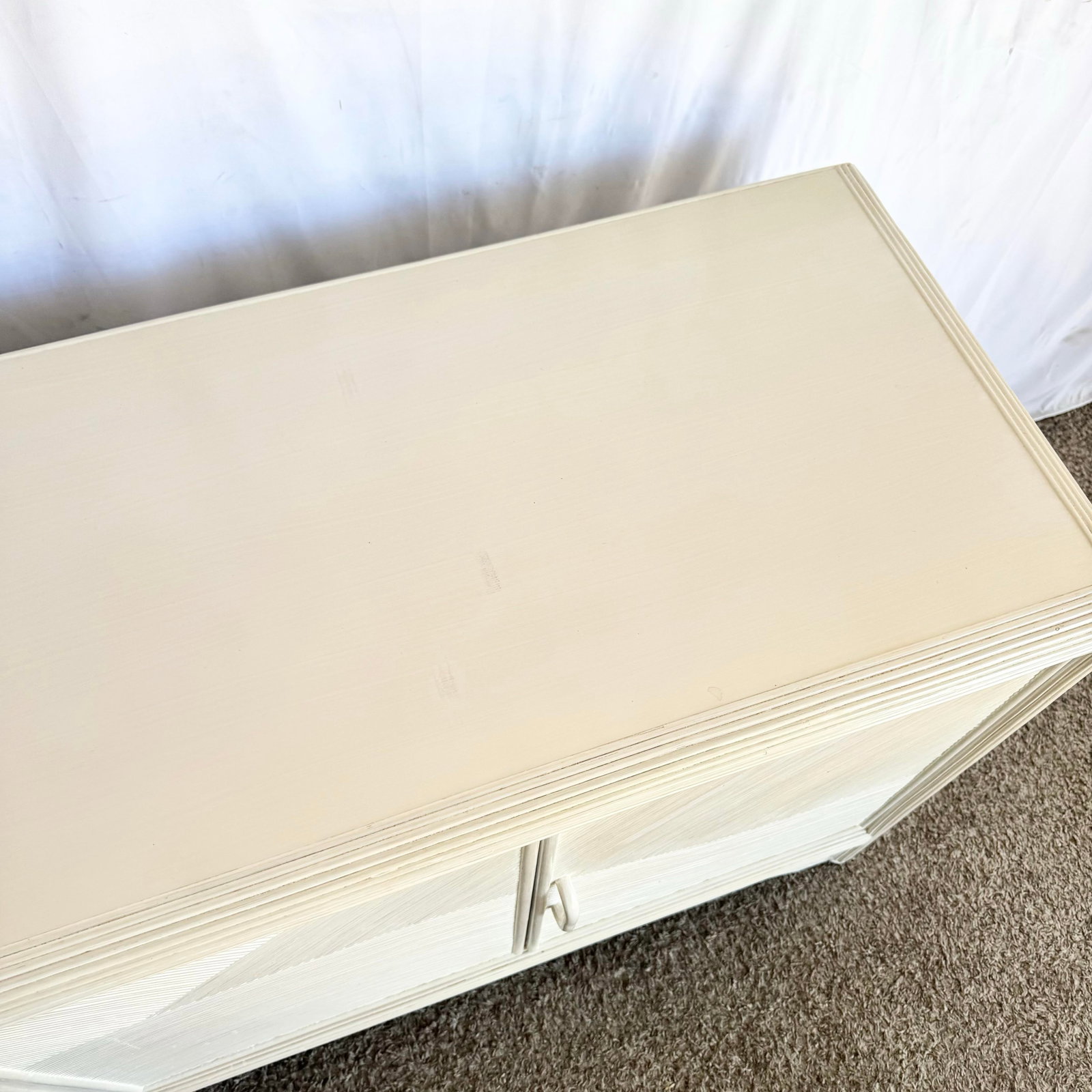 Boho Chic Wavy Pencil Reed Credenza - 3