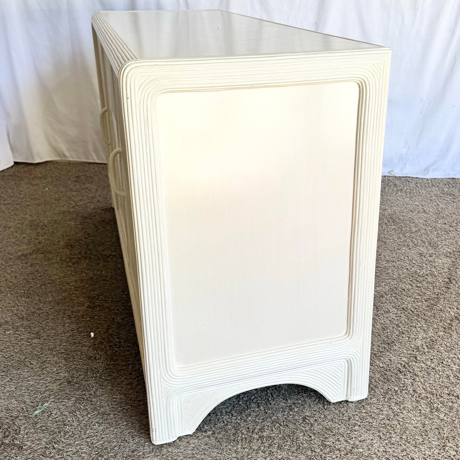 Boho Chic Wavy Pencil Reed Credenza - 7