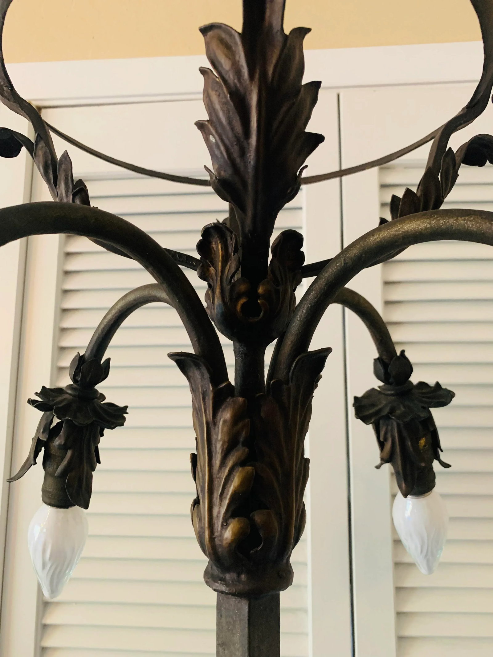 Spanish Wrought Iron Floor Lamp - 10
