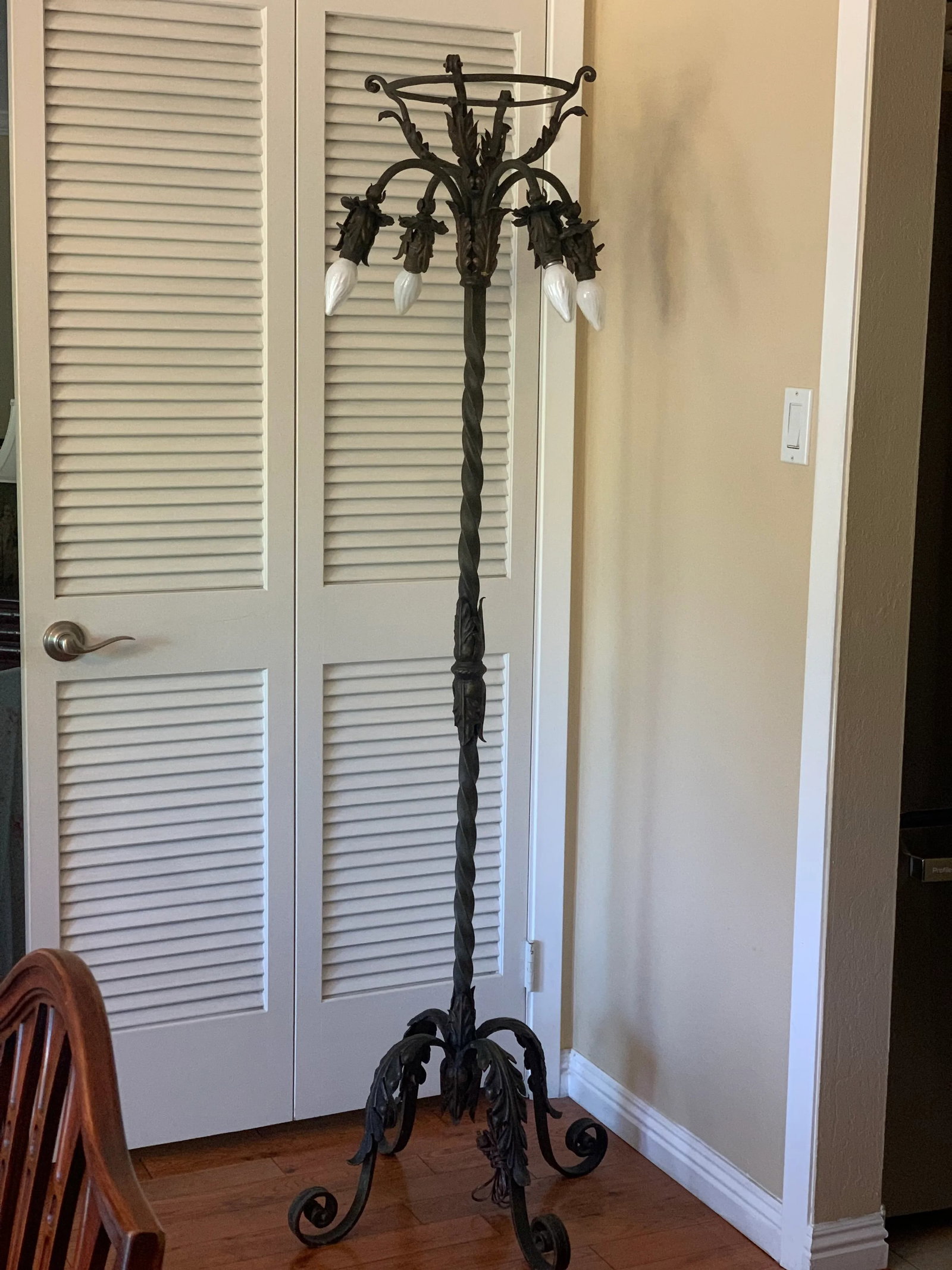 Spanish Wrought Iron Floor Lamp - 2