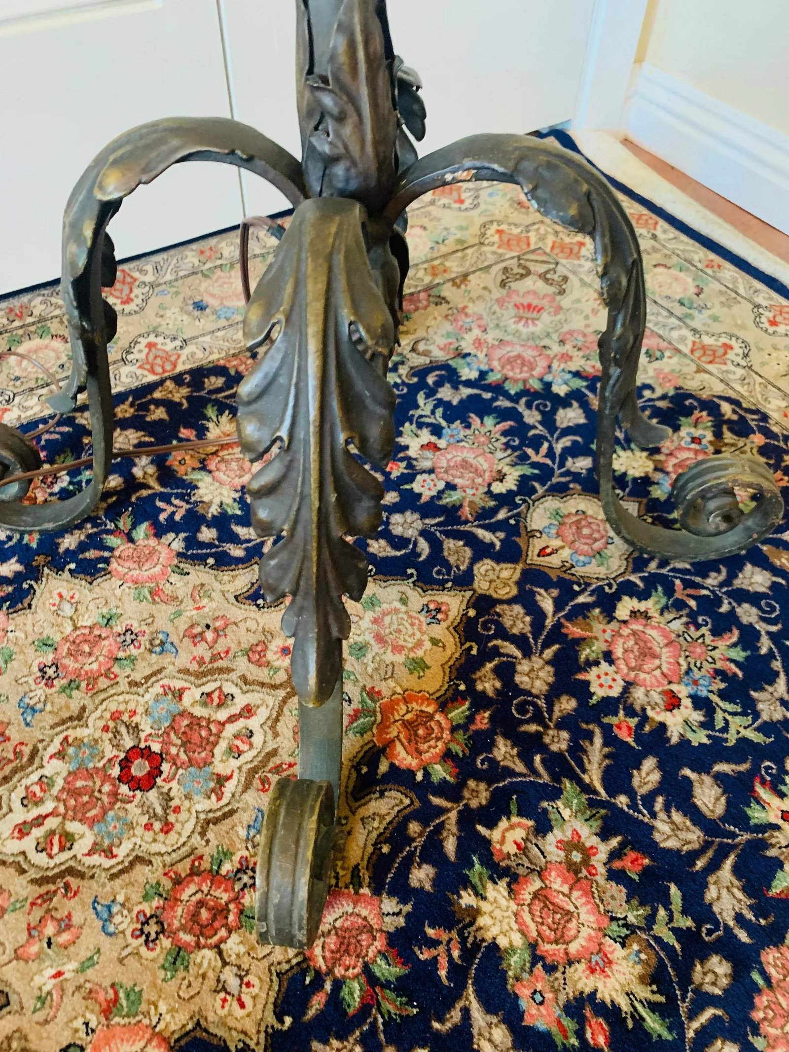 Spanish Wrought Iron Floor Lamp - 7