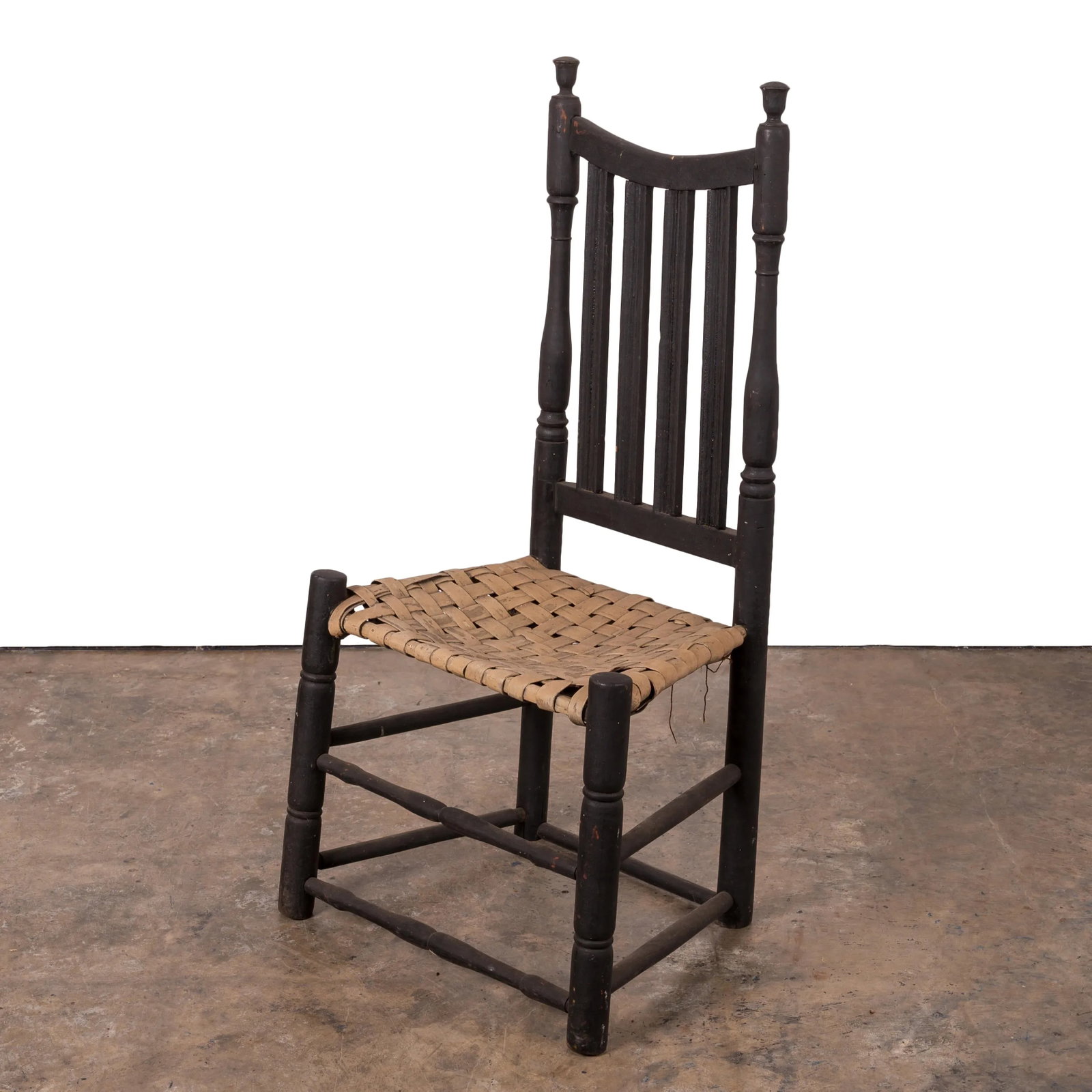 Yoke Banister Back Chair, Connecticut, 18th Century - 13