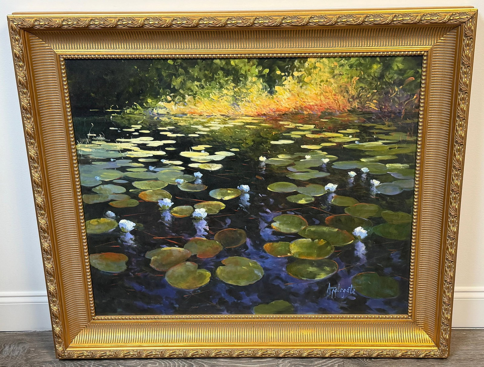 Barbara Applegate (American, b. 1954) Impressionist Water Lilies - 5