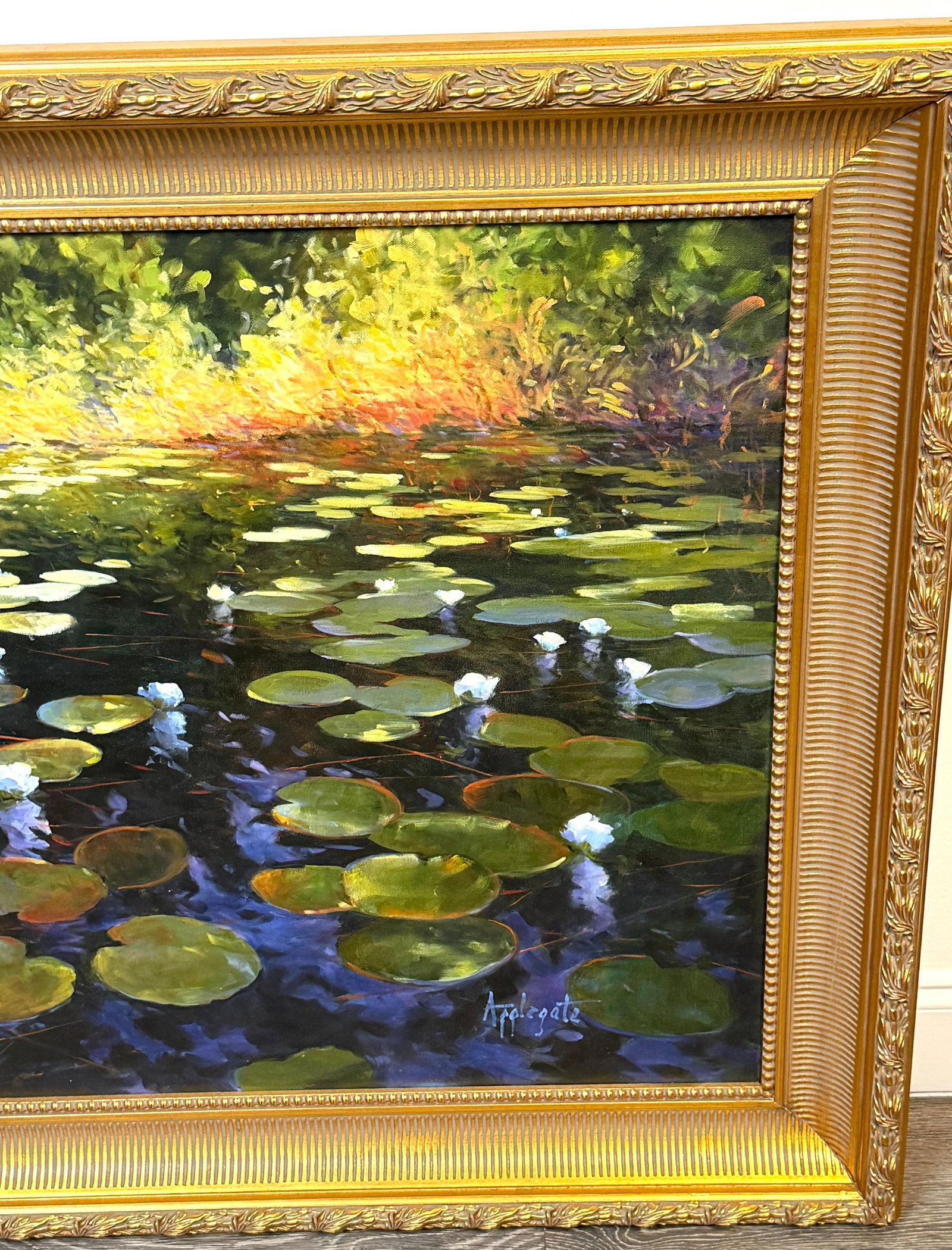 Barbara Applegate (American, b. 1954) Impressionist Water Lilies - 7
