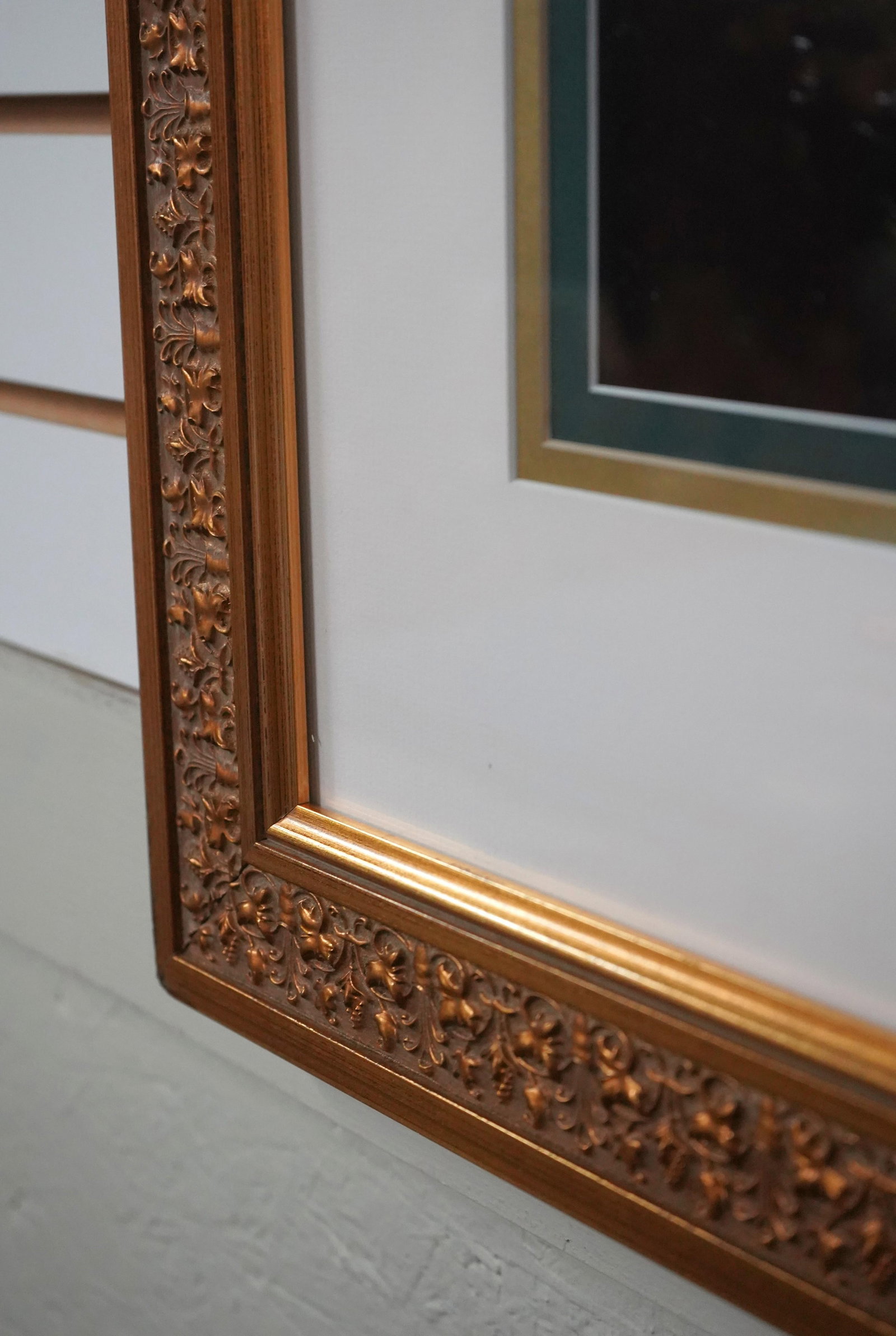 Framed Print of Oil Painting Front Door in Bloom - 5