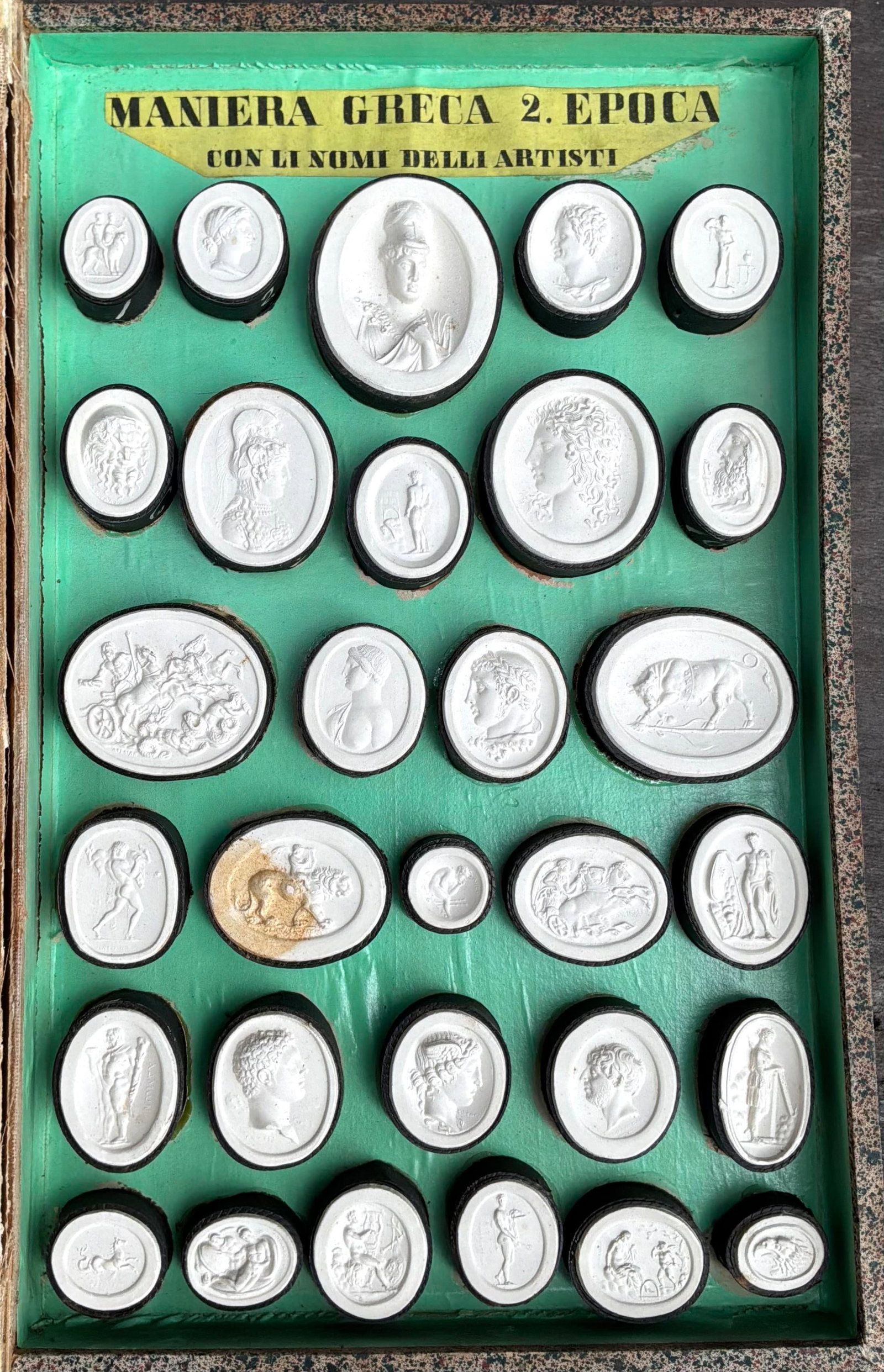 Italian Grand Tour Book of Plaster Intaglios by Giovanni Liberotti #1 - 2