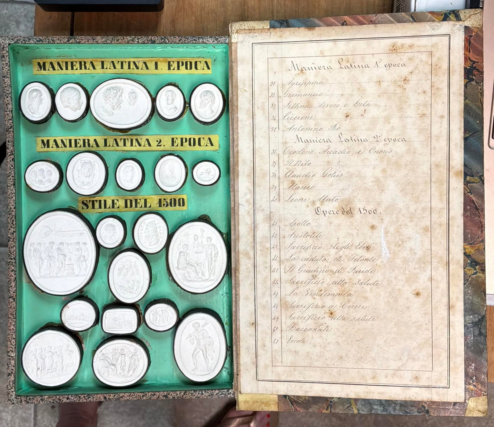 Italian Grand Tour Book of Plaster Intaglios by Giovanni Liberotti #1 - 4