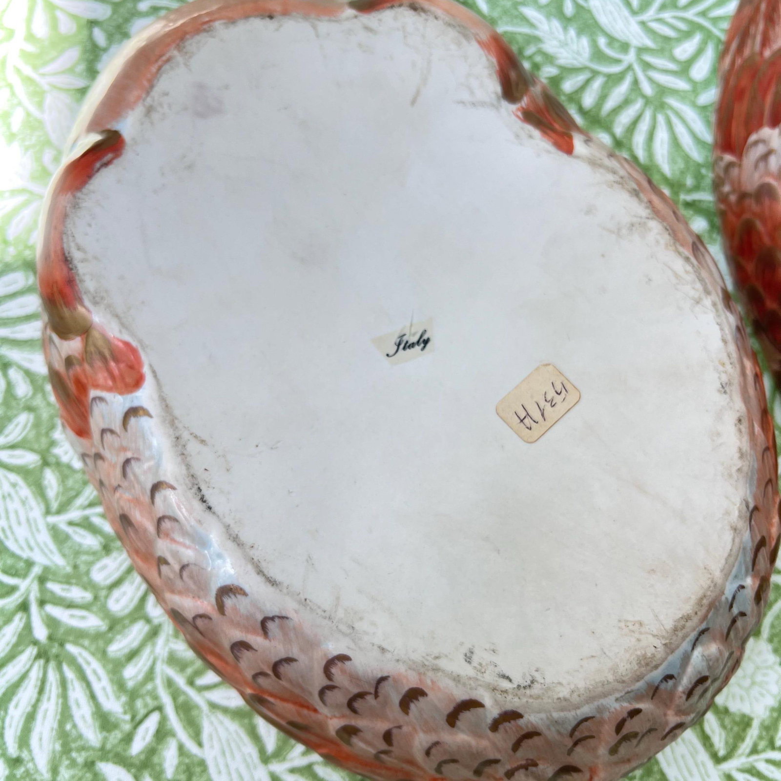 Mottahedeh Lowestoft Reproduction Peking Duck tureen // Chinoiserie duck // hand-painted // Made in - 8